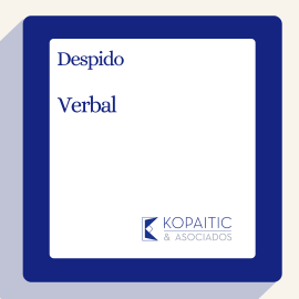 Despido verbal